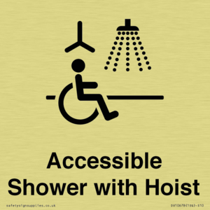 Accessible Shower with Hoist